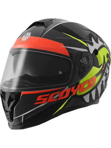 Scoyco 869 Shark Full Face Kask - 2