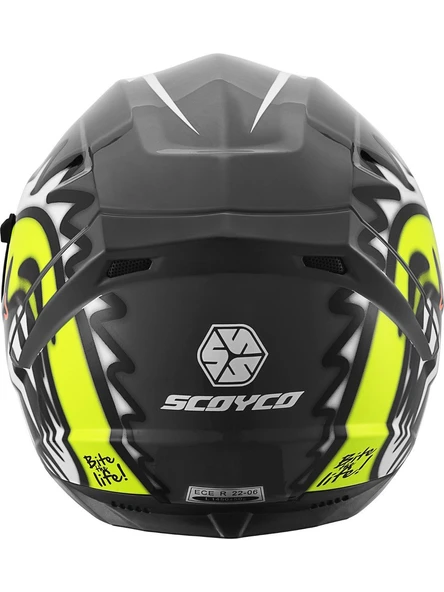 Scoyco 869 Shark Full Face Kask - 5