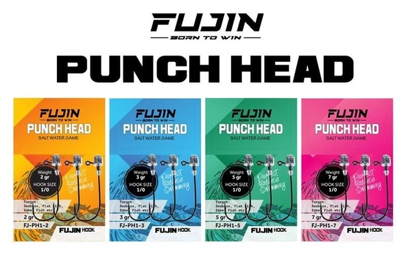 Fujin Punch Head Jig Head no.1/0 - 5