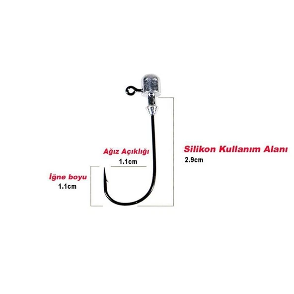 Fujin Punch Head Jig Head no.1/0 - 10