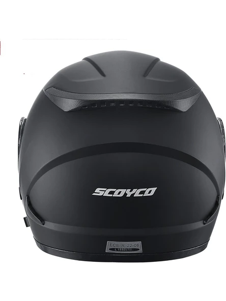 Scoyco 868 Night Çene Açılır Kask - 5