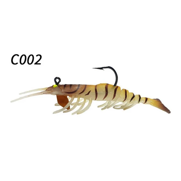 Osaka Caridina Shrimp 7.62 cm 6.5 gr Silikon Karides Yem - Resim 3