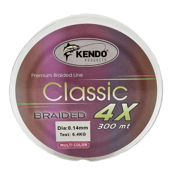Kendo Classic 4x 300mt Multicolor Örgü İp - 2