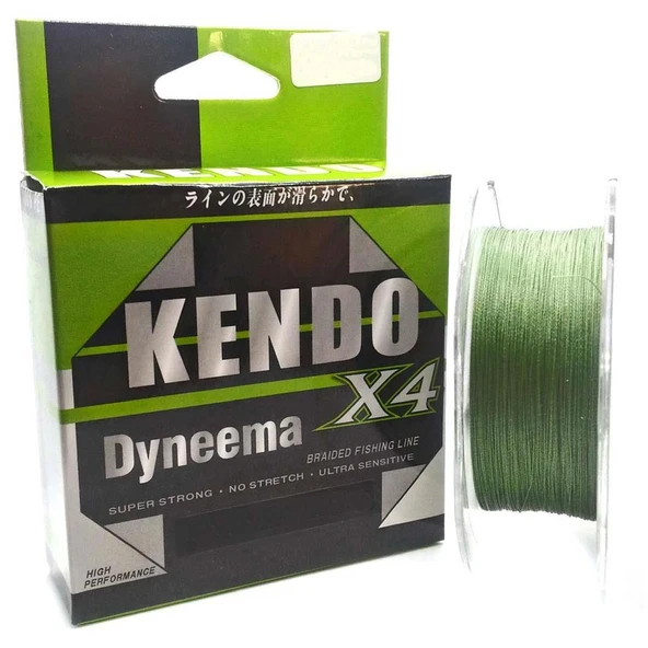 Kendo Dynema Braided High Green 4 Örgü Olta Misinası 120Mt - 2