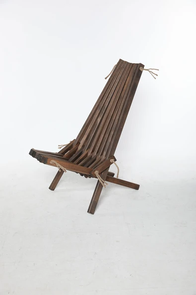 WoodenWorker Katlanır Ahşap Sandalye Relax Chair Terapi Sandalyesi - 2