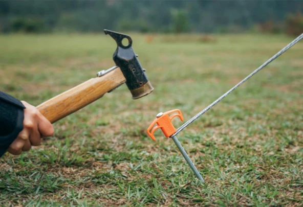 Naturehike Çadır Kazığı 25 cm ( Galvanizli Demir ) (2 Pcs) - 6