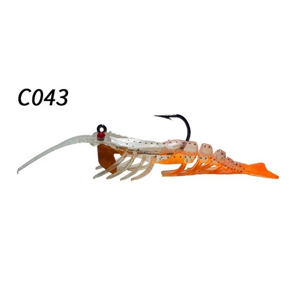 Osaka Caridina Shrimp 7.62 cm 6.5 gr Silikon Karides Yem - Resim 11