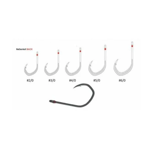 Vmc ReDenteX Back Olta İğnesi  Black Nickel NO:2/0 - 5