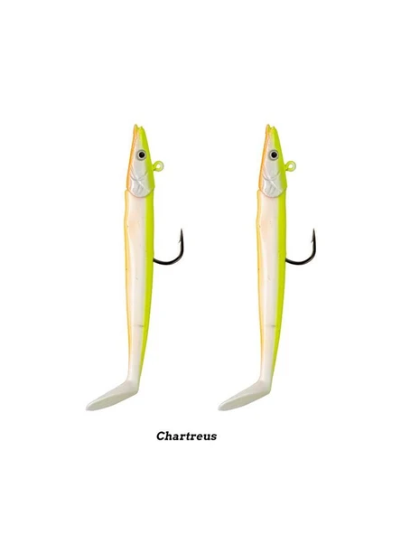 Fujin Zand Eel 11cm 7gr-14gr Double Body+Head Silikon Balık - Resim 5