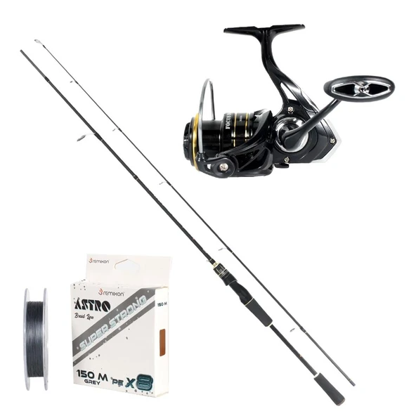 Remixon Focus BG 240cm 5-35gr 2P Kamış + BG3000M 5+1BB Makara Set