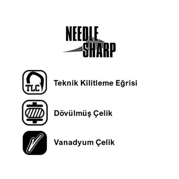 Vmc ReDenteX Back Olta İğnesi  Black Nickel NO:2/0 - 3