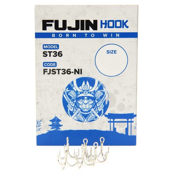 Fujin ST36 Nickel Üçlü Maket Balık İğnesi - 4