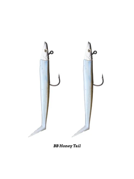 Fujin Zand Eel 11cm 7gr-14gr Double Body+Head Silikon Balık - Resim 4