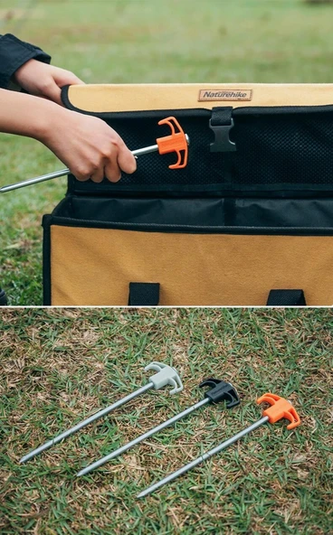 Naturehike Çadır Kazığı 25 cm ( Galvanizli Demir ) (2 Pcs) - 10