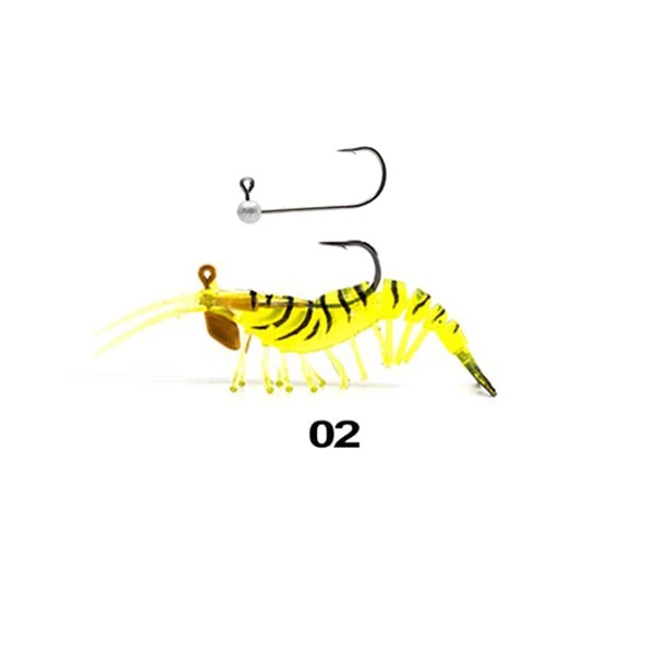 Remixon Ayu Shrimp Karides 7.5 cm 7.2 gr Silikon Yem - Resim 12