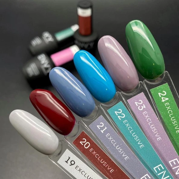 Envy Kalıcı Oje Exclusive Seri Koyu Bordo No:020 - Resim 2