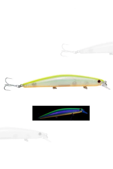 Fujin Z-Bass Minnow 125F 12.5 cm 21 gr Maket Balık - Resim 3