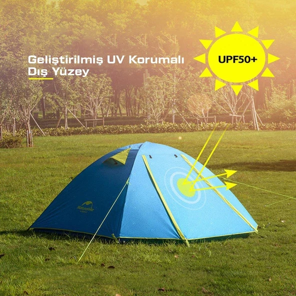 Naturehike P-Serisi 2 Kişilik Kamp Çadırı - 3