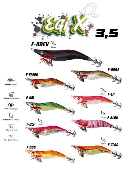 Fujin EGİX 3.5 20gr Kalamar Zokası ürün görseli