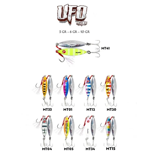 Fujin UFO Micro Jig Yem  Glow Purple 10 Gr - 2