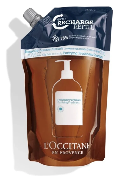 L'occitane Arındırıcı & Canlandırıcı Şampuan Eko-Yedek 500 ml ürün görseli 1