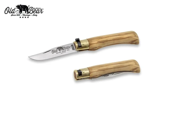 Antonini Old Bear Classical Carbon Olive 19cm (M) Çakı ürün görseli