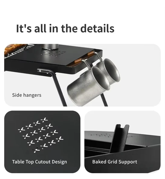 Naturehike Grill Barbecue + Karlanabilir Masalı - 11