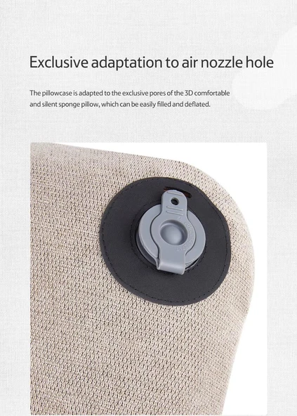 Naturehike 3D Anti-Slip Comfort Kaymaz Yastık Kılıfı - 5