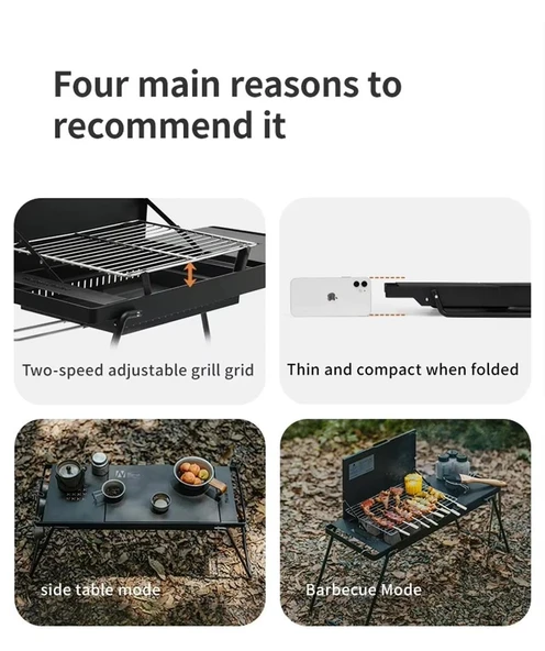 Naturehike Grill Barbecue + Karlanabilir Masalı - 12