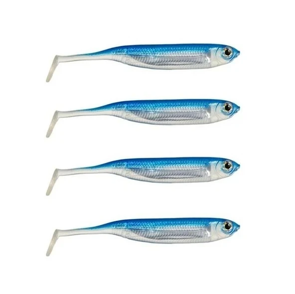 Ryuji Real Fish 10cm Silikon Yem [4 Adet] - Resim 3