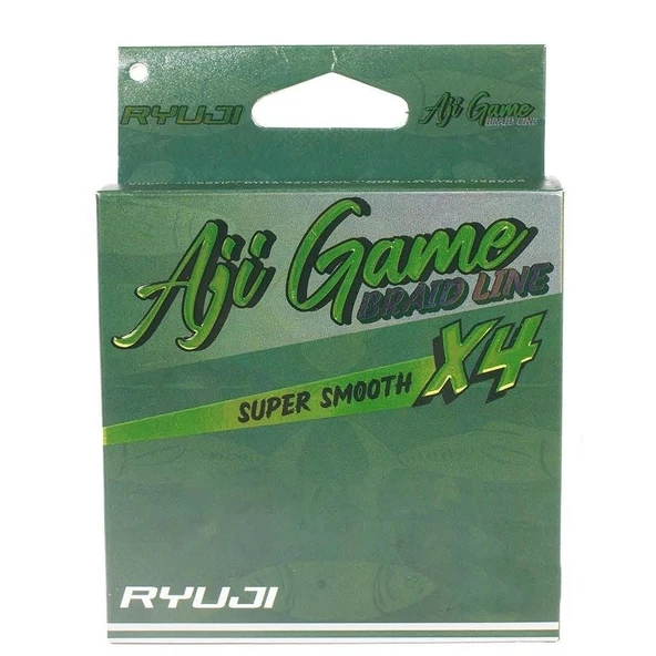 Ryuji Aji Game x4 Süper Smooth İp Misina  Dark Green 150 MT 0,04 MM