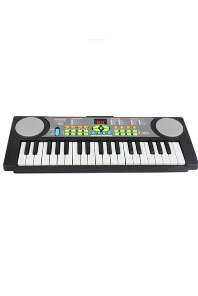 Oyuncak 37 Tuşlu Kutulu Mikrofonlu Karaoke Org - Çocuk Piyano Ilk Elektronik Piyanom - 3