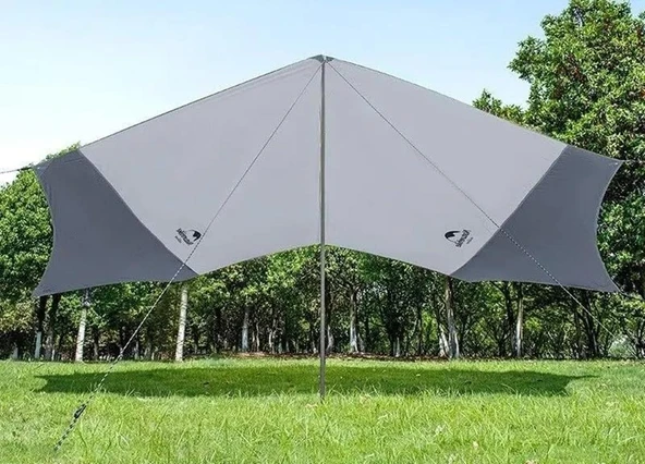 Naturehike Hexagon Sunrise Canopy 3.5x4 mt Tarp [Güneş ve Rüzgar Koruma Tentesi] - 5