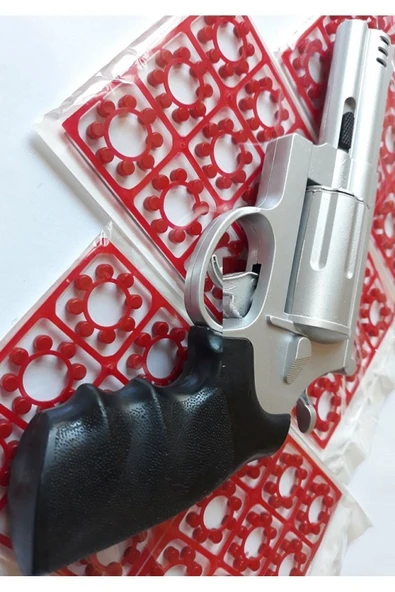 Kapsül Patlatan Tabanca GONHER 8 PATLAR Demir Kovboy Metal Silah 432 Adet Patlama Hediye - 5