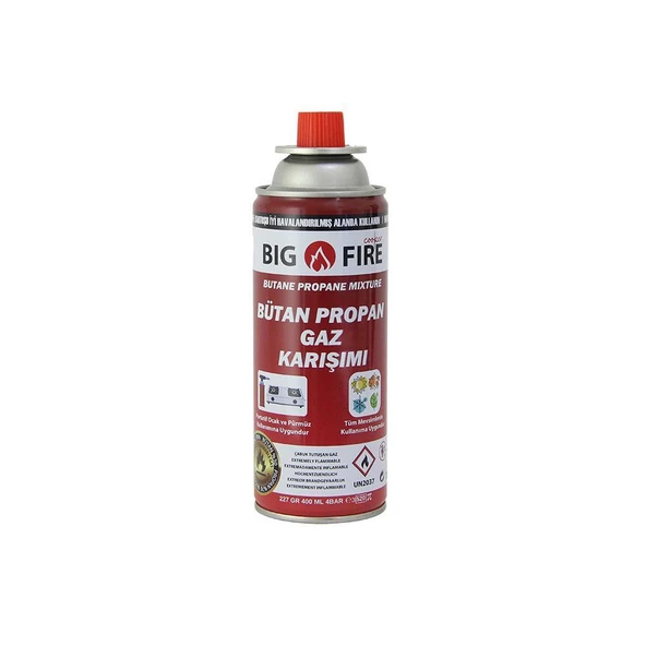 Big Fire Power 227gr Valfli Gaz Kartuşu  Onikili Set 12Lİ SET - Resim 5