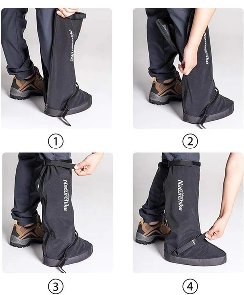 Naturehike Snow Fox Outdoor High-Tube Tozluk + Kum Ayakkabısı  Night Black 44-46 - 4