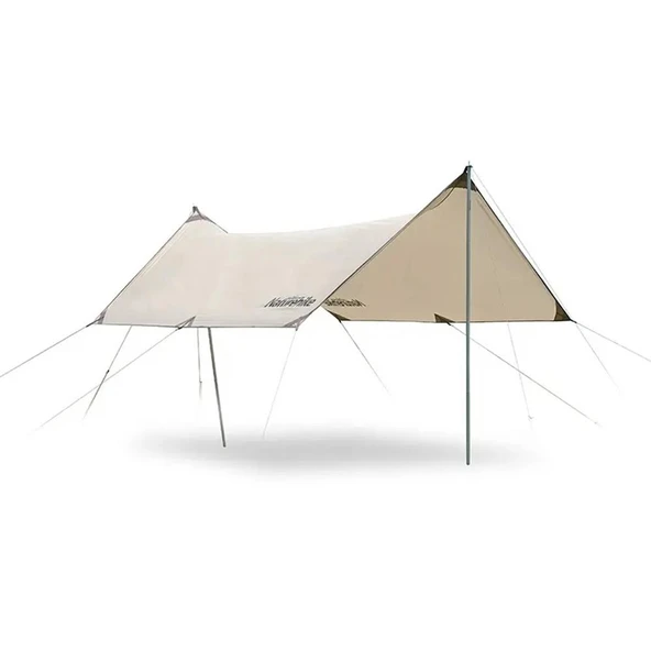 Naturehike Hexagon Glamping 3x4.8 mt Tarp [Güneş ve Rüzgar Koruma Tentesi] - 2