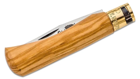 Antonini Old Bear Classical Carbon Olive 19cm (M) Çakı - Resim 3