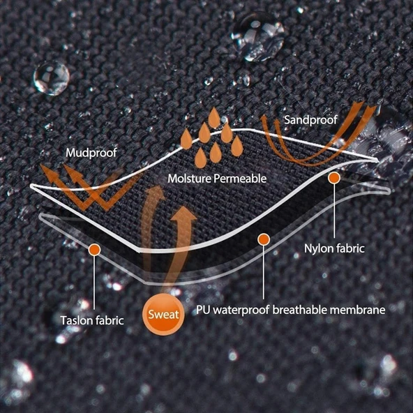 Naturehike Snow Fox Outdoor High-Tube Tozluk + Kum Ayakkabısı Night Black 35-37 - 6