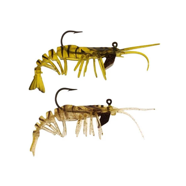 Albastar Gamba Silikon Karides Yem 2li Combo  E025 / E026 5 CM - Resim 3