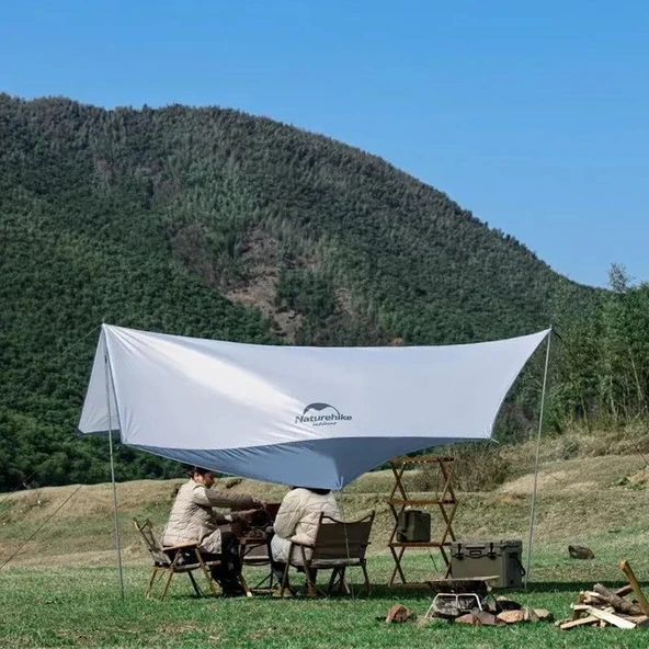 Naturehike Hexagon Sunrise Canopy 3.5x4 mt Tarp [Güneş ve Rüzgar Koruma Tentesi] - 10