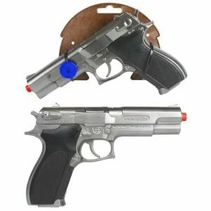 Oyuncak Kapsül Tabanca 22cm Ispanya Gonher  8 li Metal Oyuncak Silah Ürün Demir - 3