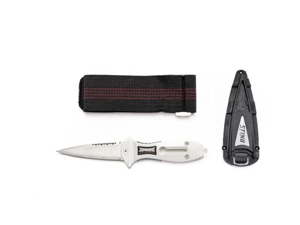 Apnea Sting Paslanmaz SuAltı Dalış Bıçağı + Kol Bandı - 2