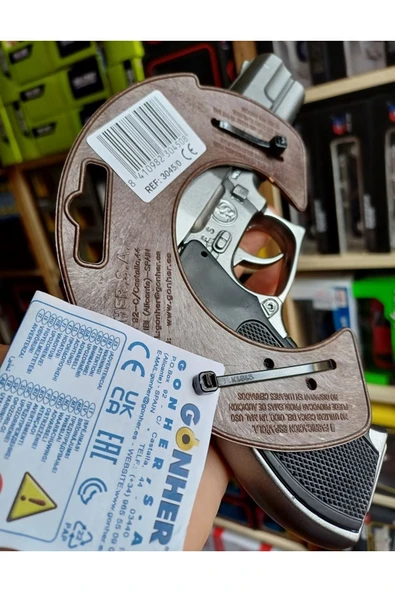 Oyuncak Kapsül Tabanca 22cm Ispanya Gonher  8 li Metal Oyuncak Silah Ürün Demir - 8