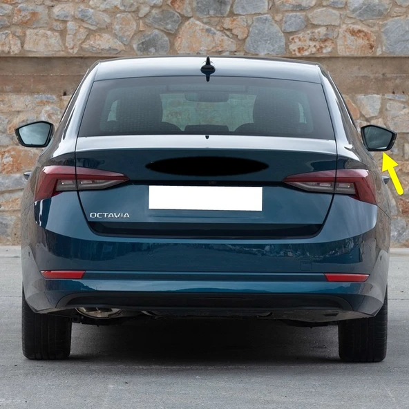 Skoda Octavia 4 2020-2024 Sağ Dış Ayna Çerçevesi 5E3857532