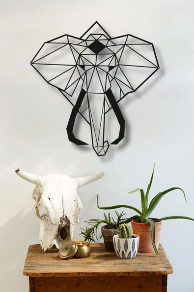 FİL ELEPHANT METAL DUVAR DEKORU - 5