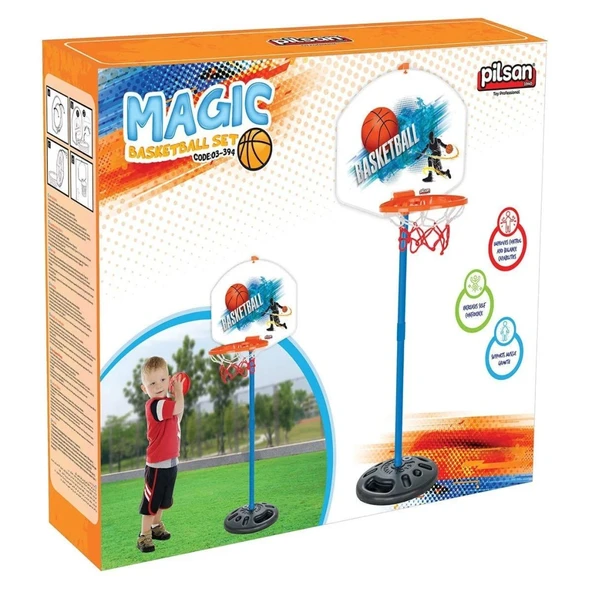 Nessiworld  03 394 Pilsan Magic Basketbol Seti Ayaklı - 6