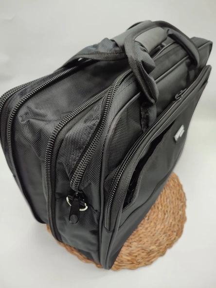 Büyük Boy Körüklü Leptop Bölmeli Güçlü Evrak Çantası - 2