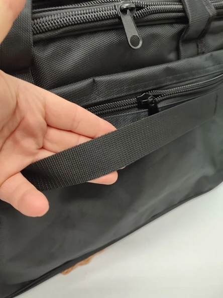 Büyük Boy Körüklü Leptop Bölmeli Güçlü Evrak Çantası - 3