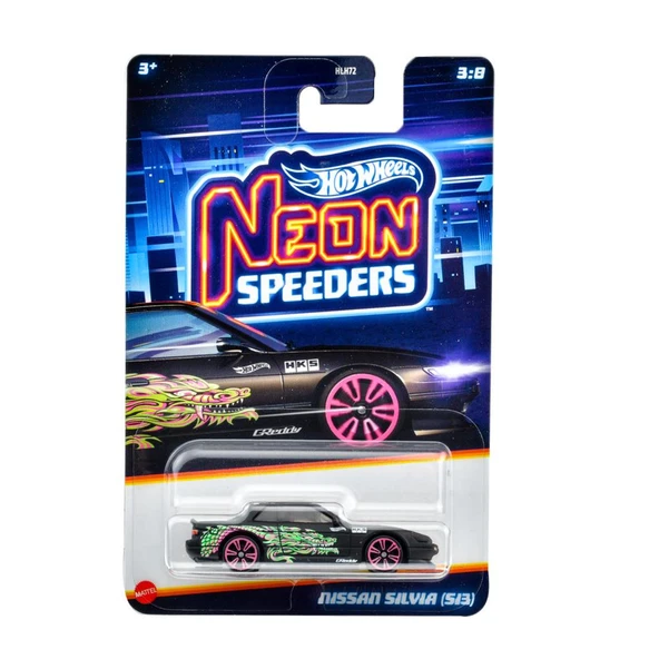 Hot Wheels Neon Yarışçılar  - NISSAN SILVIA (5/3) MINI BY94